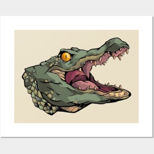 crocodile Posters and Art